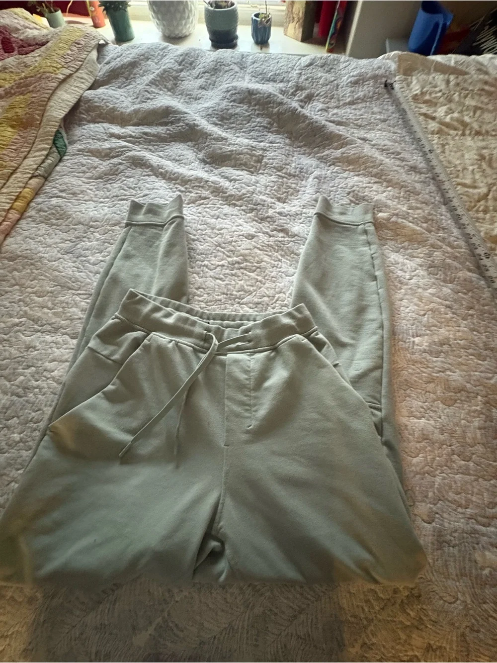 lululemon athletica Sage Green Drawstring Joggers